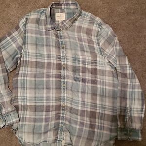 American Eagle super soft boyfriend flannel